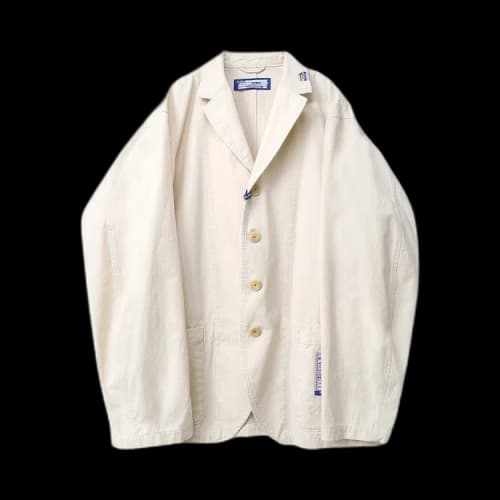 Maison Mihara Yasuhiro Logo Patch Single Breasted Blazer 'White'