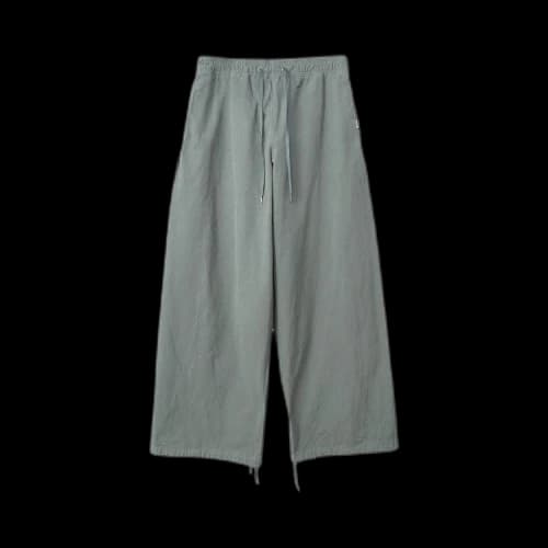 Maison Mihara Yasuhiro No Side Seam Easy Wide Pants 'Green'