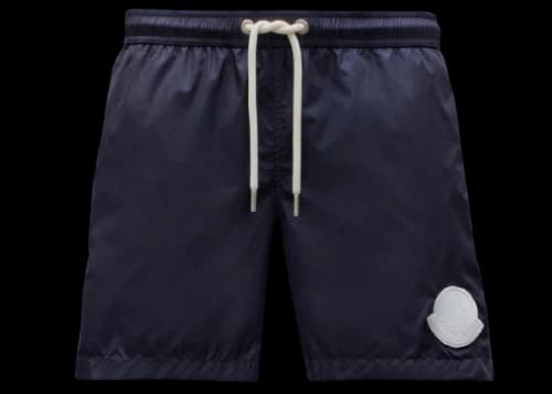 Moncler Drawcord Swim Shorts Night Blue