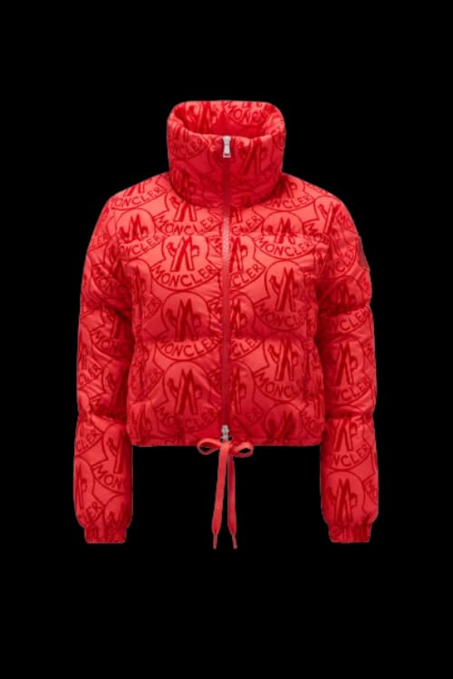 Moncler Merle Short Down Jacket Red