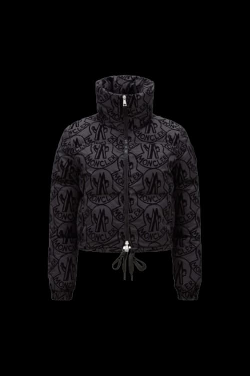 Moncler Merle Short Down Jacket Black