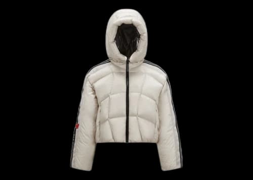 Moncler x adidas Originals Fusine Short Down Jacket White