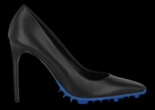 OFF-WHITE Spike Leather Pumps Black (Women's)