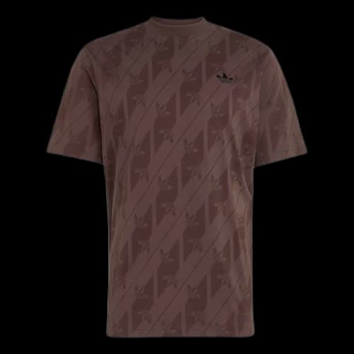 adidas Monogram AOP T-Shirt Asia Sizing 'Aurora Coffee'