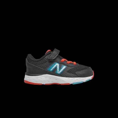 New Balance 680v6 Bungee Infant Wide 'Black Ghost Pepper'