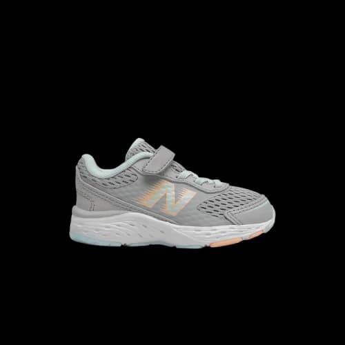 New Balance 680v6 Bungee Toddler X-Wide 'Rain Cloud Pale Blue Chill'