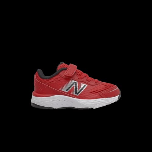 New Balance 680v6 Bungee Toddler Wide 'Team Red Black'