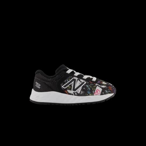 New Balance Fresh Foam Arishi v2 Bungee Toddler Wide 'Black White'