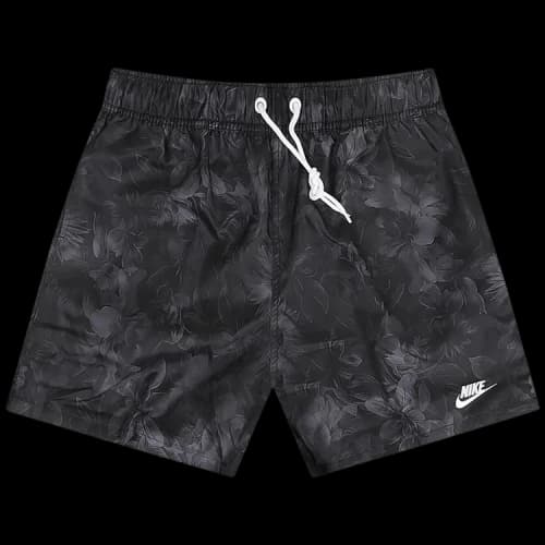 Nike Club Flow Shorts 'Black/White'