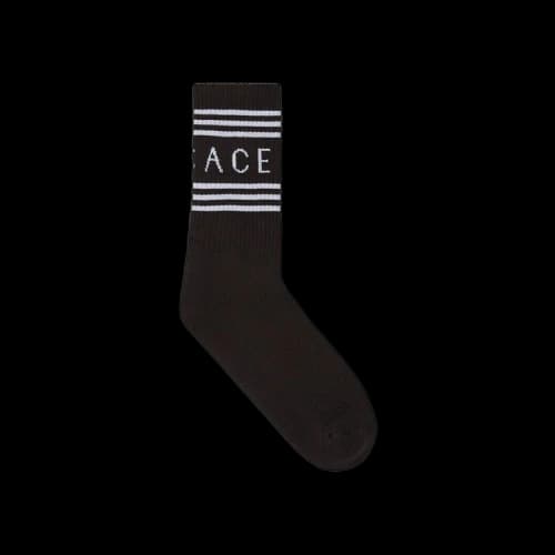 Versace Vintage Logo Sock 'Black/White'