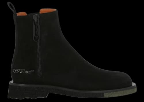OFF-WHITE Sponge Ankle Boot Black Khaki