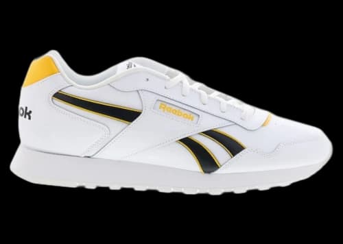 Reebok Glide White Black Teal Yellow