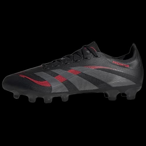 adidas Predator League MG Core Black Grey Four Lucid Red