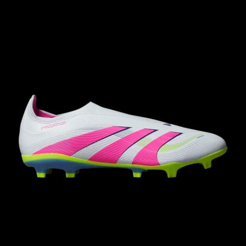 adidas Predator League Laceless FG/MG Cloud White Lucid Pink Lucid Lemon