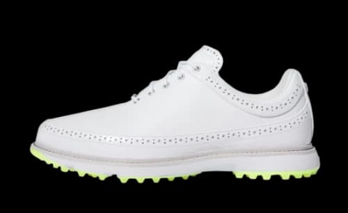 adidas MC80 Spikeless Golf Cloud White Matte Silver Lucid Lemon