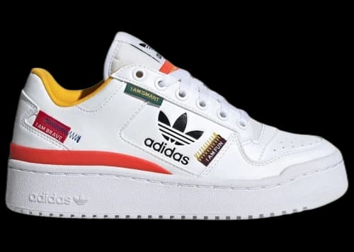 adidas Forum Bold White Black Collegiate Orange (GS)