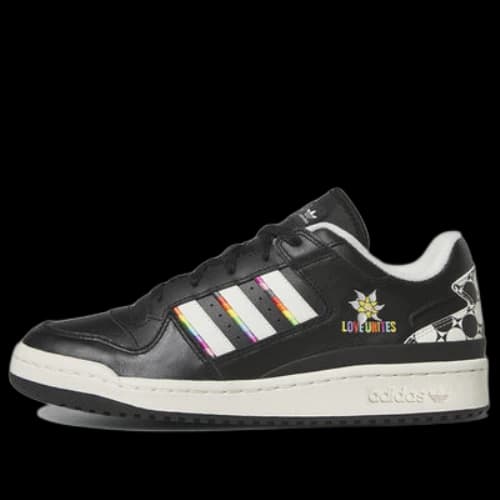 adidas Originals PRIDE RM Forum Low Shoes 'Black White'