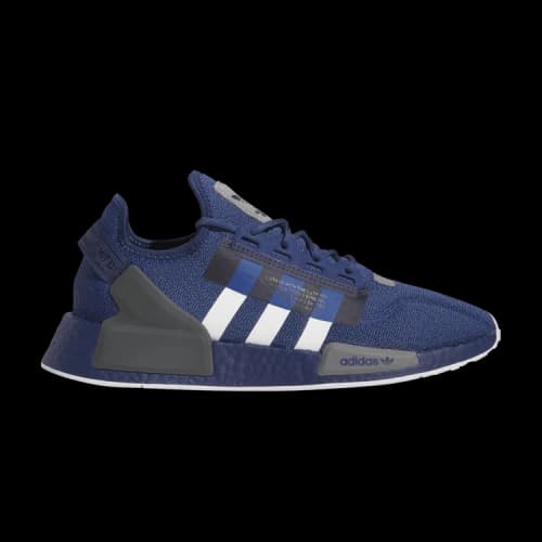 adidas NMD R1 V2 Tech Indigo Cloud White Grey Three