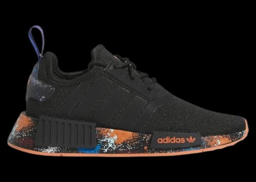 adidas NMD R1 Core Black Semi Lucid Blue Hazy Copper (GS)