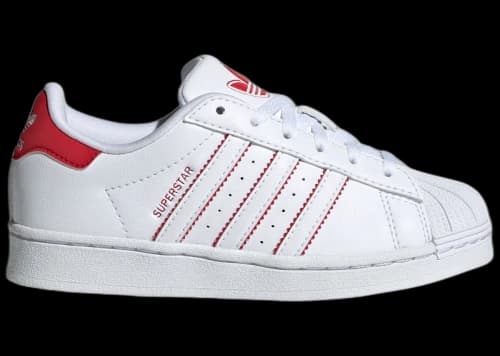 adidas Superstar Cloud White Better Scarlet (PS)