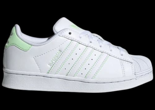 adidas Superstar Cloud White Semi Green Spark (PS)