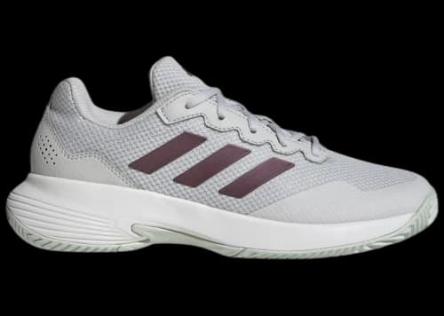 adidas Gamecourt 2.0 Grey Aurora Met. Core White (Women's)