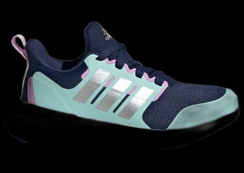 adidas Fortarun 2.0 Cloudfoam Dark Blue Silver Metallic Semi Flash Aqua (GS)