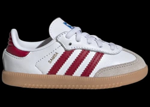 adidas Samba OG Cloud White Collegiate Burgundy Gum (TD)