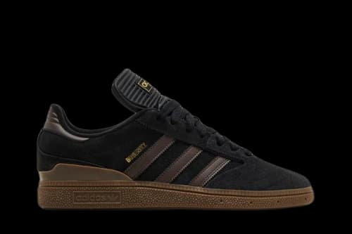 adidas Busenitz Pro Core Black Brown Gold Metallic