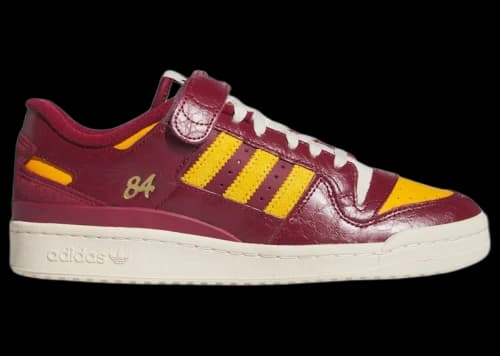 adidas Forum 84 Low Burgundy Crew Yellow
