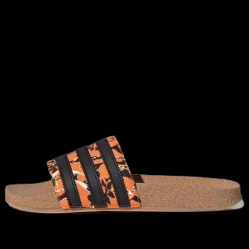 adidas originals Adilette 'Bright Orange Core Black Gum'
