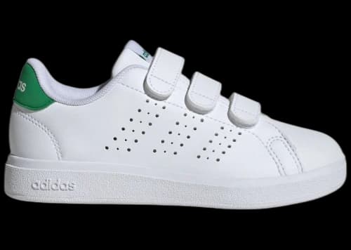 adidas Advantage Base 2.0 Cloud White Green (PS)