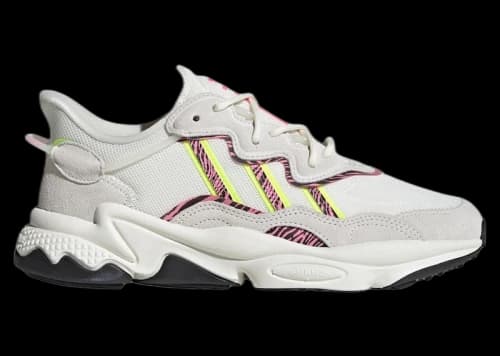 adidas Ozweego Off White Solar Yellow Lucid Pink (Women's)