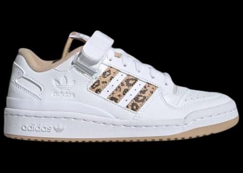 adidas Forum Low Comfort Closure White Leopard Magic Beige (GS)