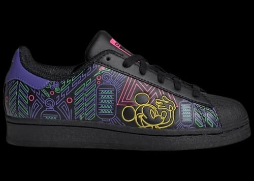 adidas Superstar Disney Mickey Core Black Cloud White Yellow (GS)