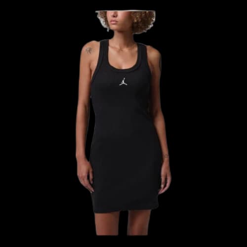 Jordan Brooklyn Vest Dress 'Black White' (Women's)