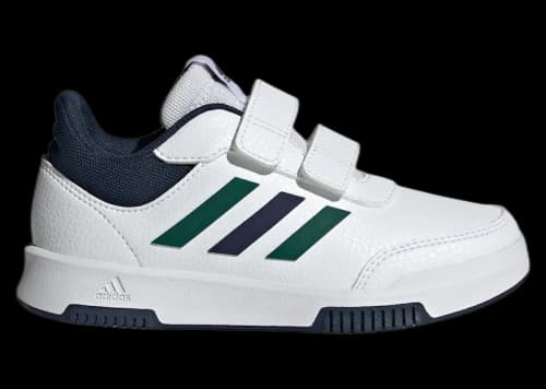 adidas Tensaur Hook And Loop Cloud White Collegiate Green Collegiate Navy (GS)