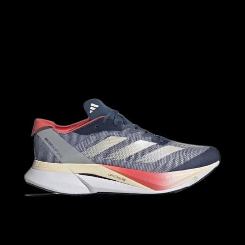 adidas Adizero Boston 12 Boston Marathon Preloved Ink Wonder White Preloved Scarlet