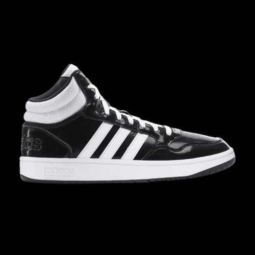 Adidas Hoops 3.0 Mid 'Black White Patent'
