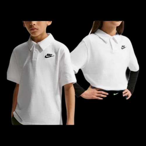 (GS) Nike Sportswear Club Polo 'White'
