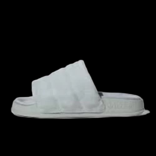 adidas adilette Essential Slides 'Silver' (Women's)