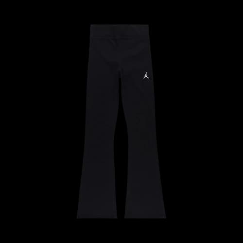 Air Jordan Mid Rise Flared Leggings 'Black/White'