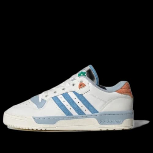adidas Rivalry Low Shoes 'Core White Light Blue'