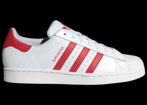 adidas Superstar Cloud White Better Scarlet
