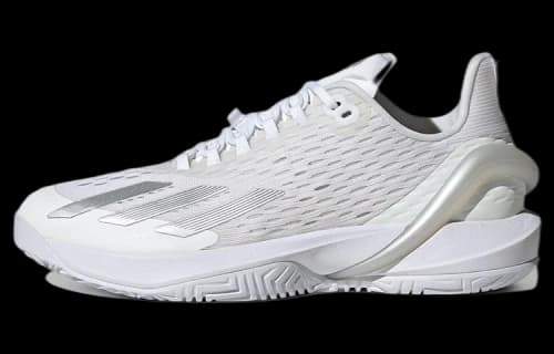 adidas Adizero Cybersonic Women Cloud White Silver Metallic Grey (Women's)