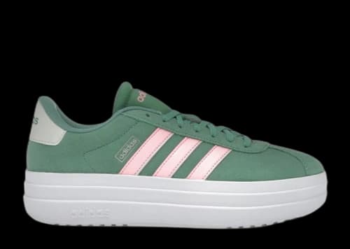 adidas VL Court Bold Preloved Green Pink Spark Ivory (Women's)