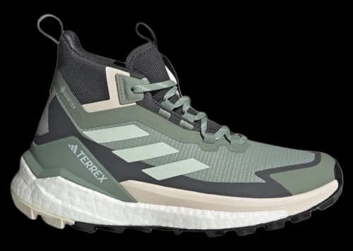 adidas Terrex Free Hiker 2.0 Gore-Tex Silver Green Linen Green Grey Six (Women's)
