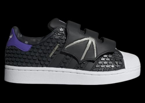 adidas Superstar II Comfort Closure Minecraft Black Cloud White (PS)