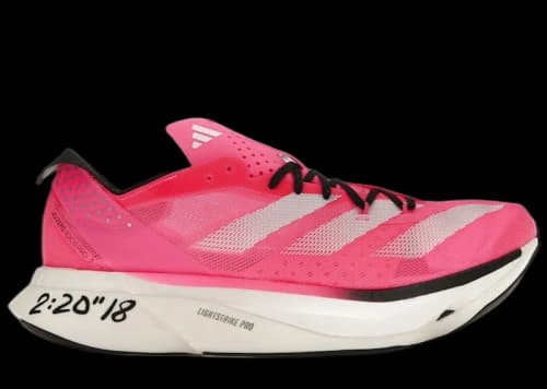 adidas Adizero Adios Pro 3 Lucid Pink Cloud White