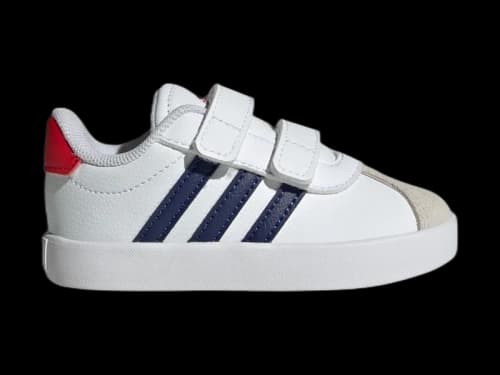 adidas VL Court 3.0 Cloud White Dark Blue Better Scarlet (TD)